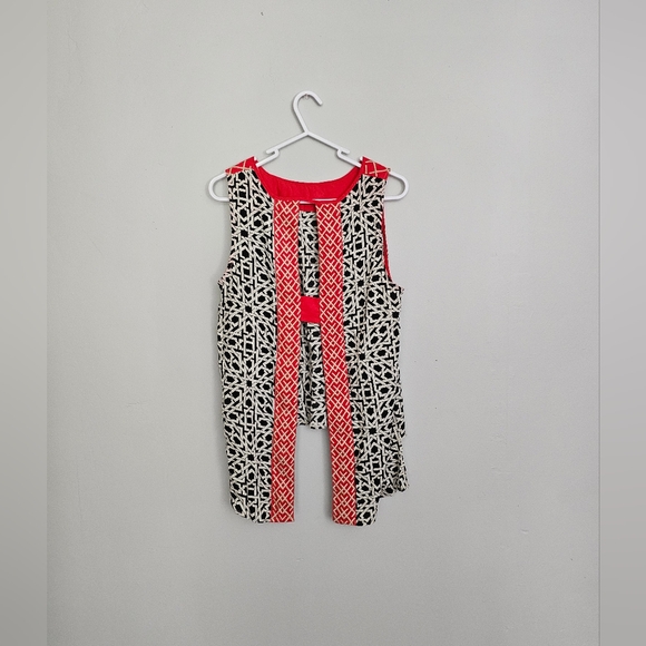 Anthro THML Patterned Open Back Tank - Picture 2 of 8